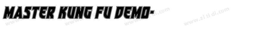 Master Kung Fu DEMO字体转换